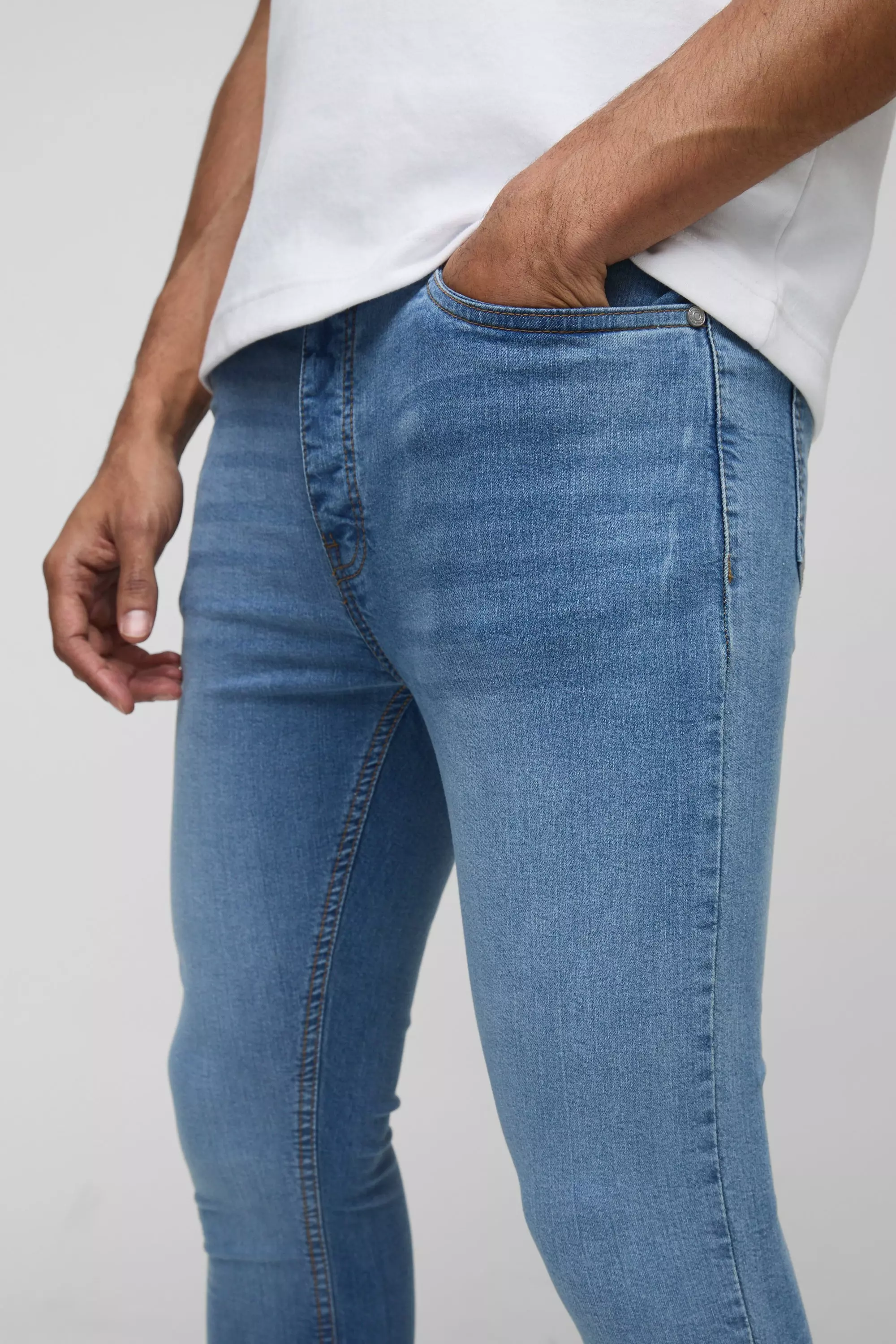 Super Skinny Stretch Jean | boohooMAN USA